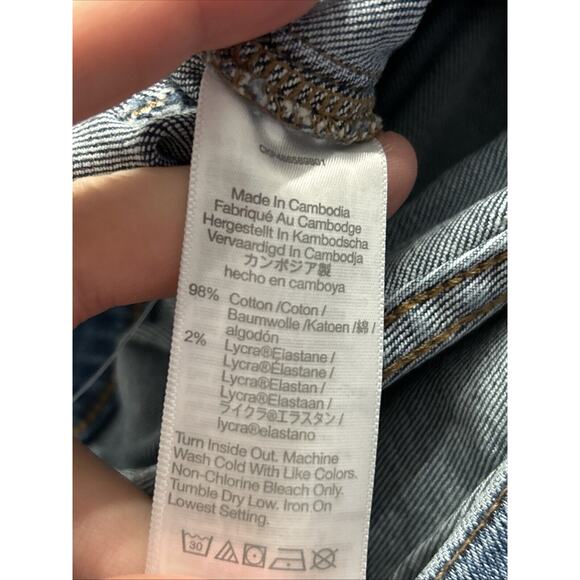 Madewell Womens Mid Rise Kick Out Crop Jeans Bootcut Medium Wash Blue 28 NWOT - Picture 9 of 9